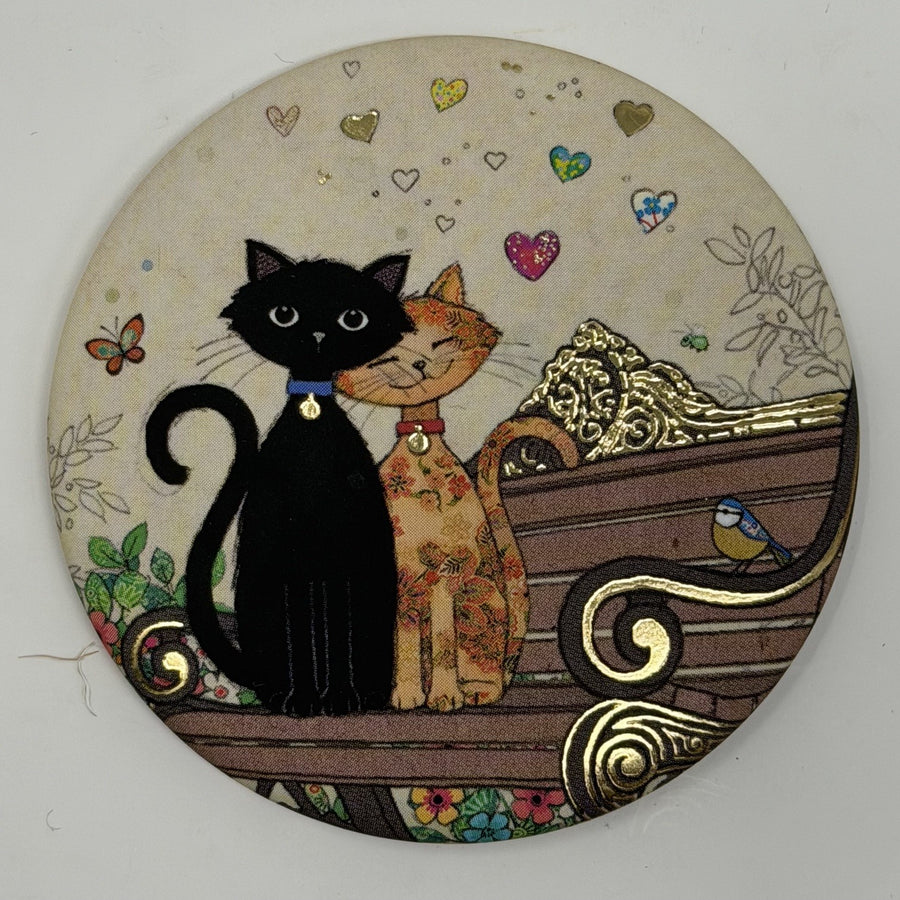 Black Kitty Fridge Magnet