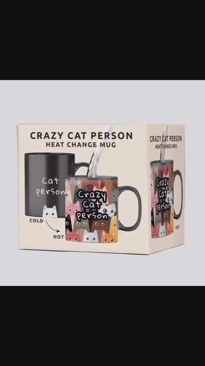 Cat Person Heat Changing Mug