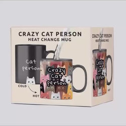 Cat Person Heat Changing Mug