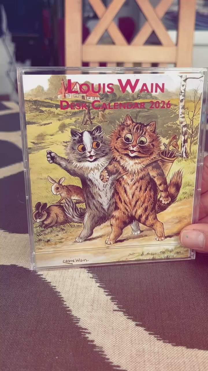 Louis Wain 2026 Desk Calendar