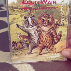 Louis Wain 2026 Desk Calendar