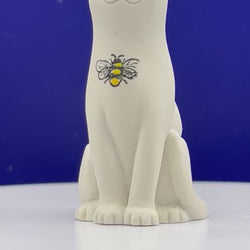 Bees Hand Coloured Original Lucky Kitten