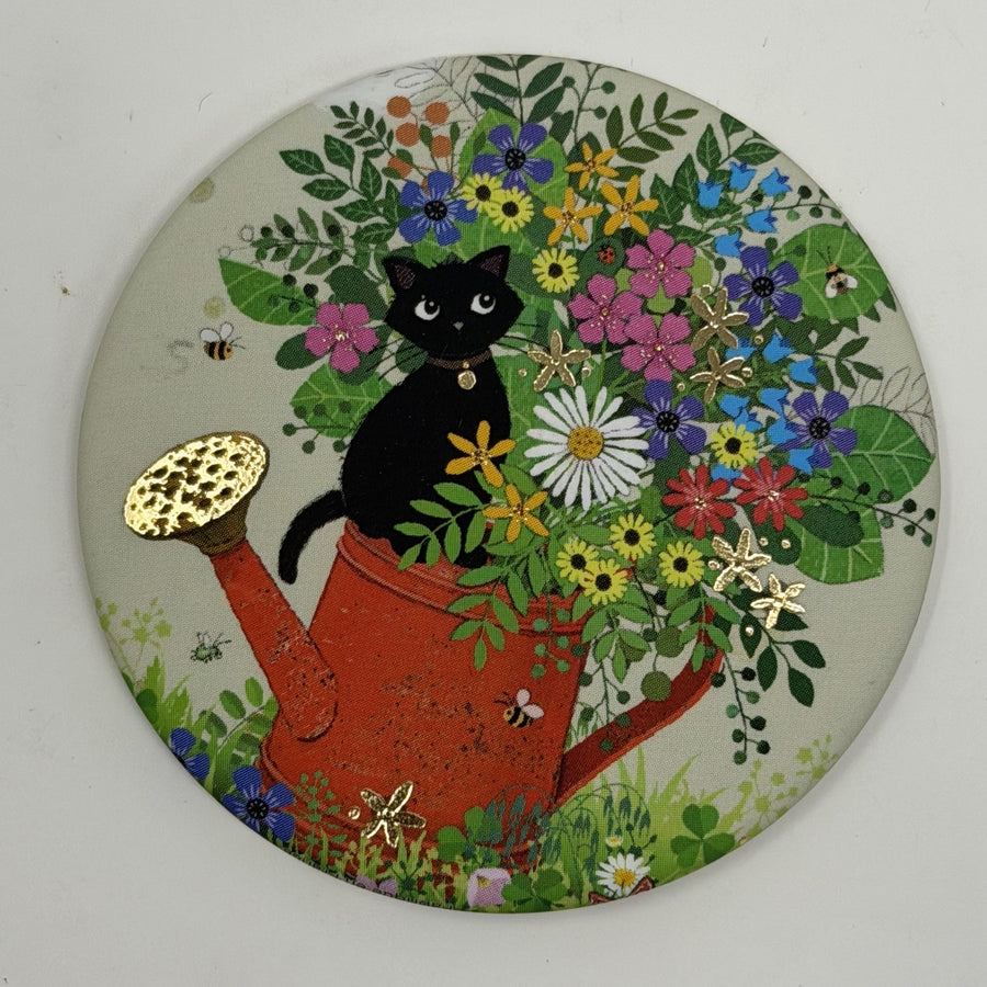 Black Kitty Fridge Magnet