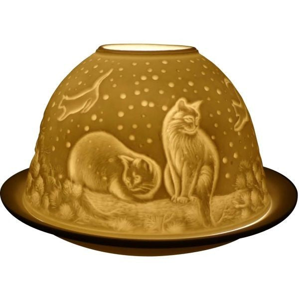 Cats at Night Glow Dome