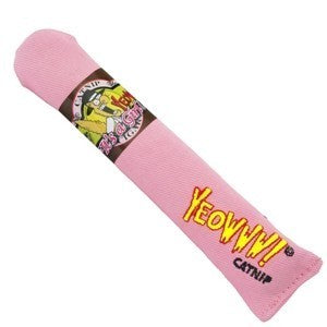Yeowww Catnip Pink Cigar an ideal gift for a cat nip loving cat