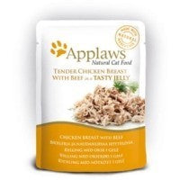 Applaws Chicken & Beef Jelly Pouches 16 x 70g
