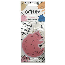 A Cats Life Air Freshener, Strawberry, The Cat Gallery
