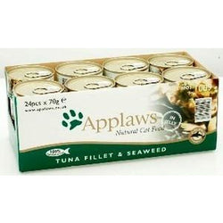 Applaws Tin Tuna Fillet Seaweed 24 x 70g