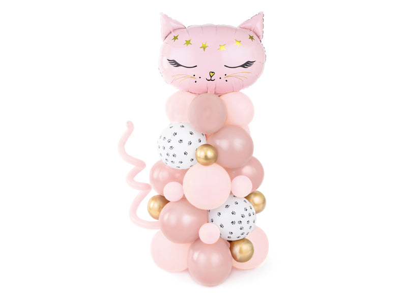 Balloon Bouquet Pink Cat