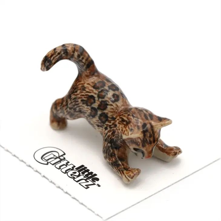 Bengal Kitten Porcelain Miniature