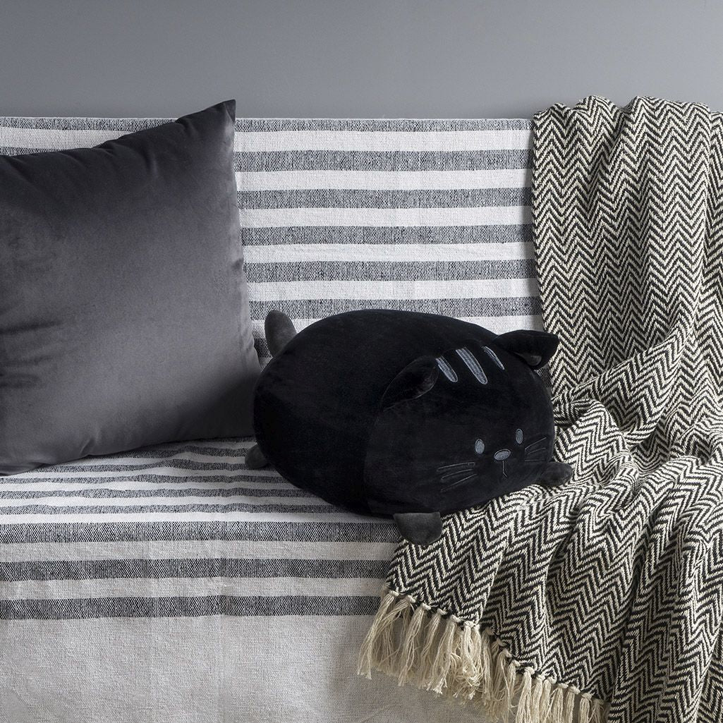Black Cat Decorative Cushion