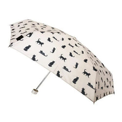 Black Cat Compact Folding Umbrella