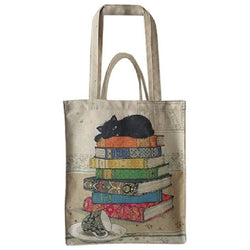 10% OFF Books Kitty Tote Bag and Purse