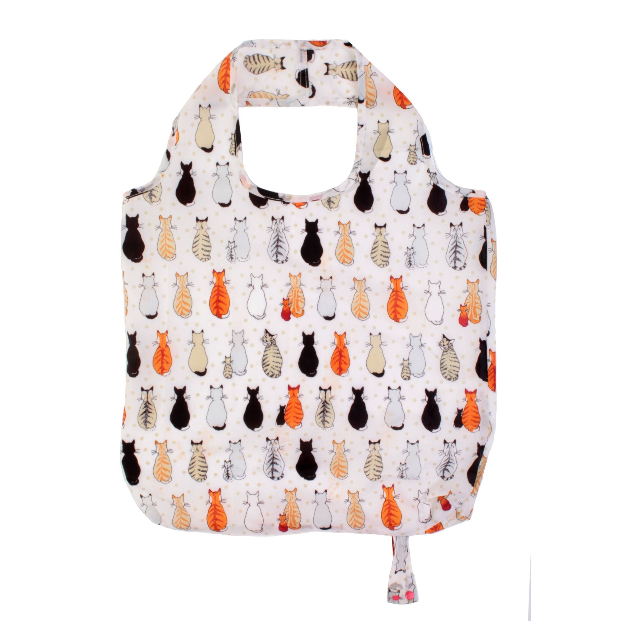 Cats in Waiting foldable shopper bag by Ulster Weavers
