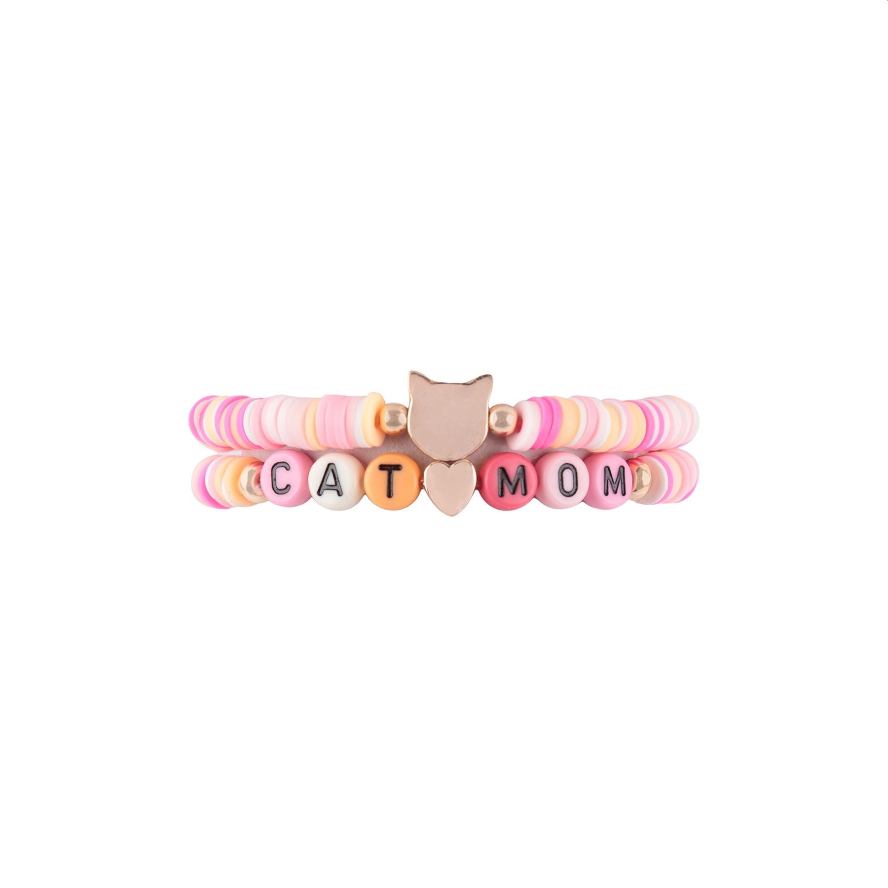 Cat Mom Rubber Bracelet