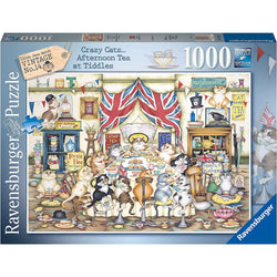 Crazy Cats, Afternoon at Tiddles 1000 Piece Jigsaw