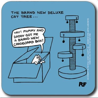 The Brand New Deluxe Cat Tree Coaster