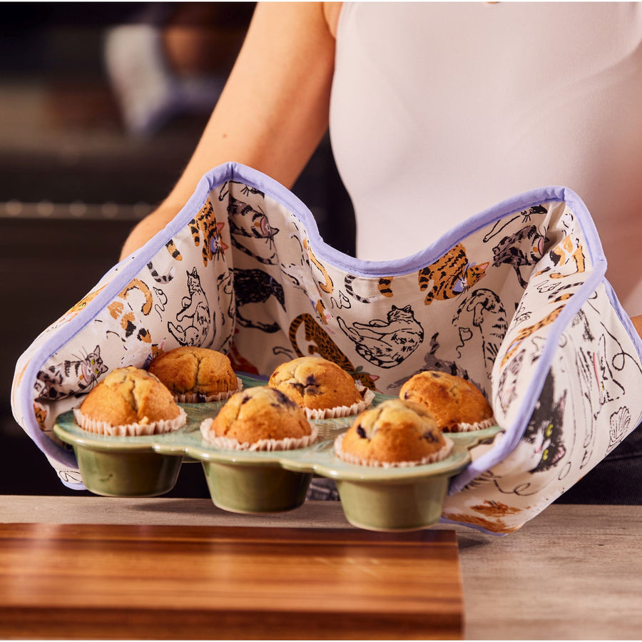 Feline Friends 双层烤箱手套