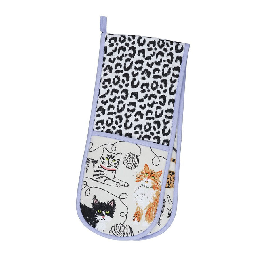 Feline Friends Double Oven Glove
