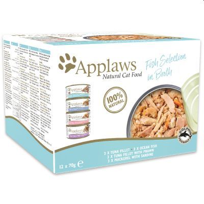 Applaws fish deluxe selection 12 x 70g tins