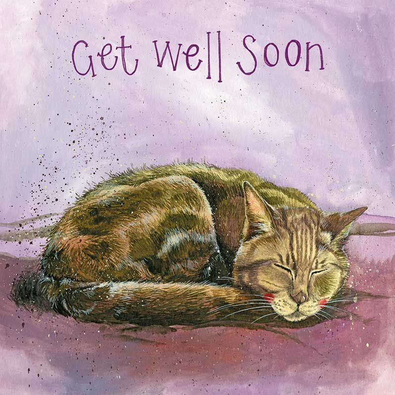 Get Well Soon Card by Alex Clark