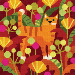 Ginger Cat Tapestry Kit