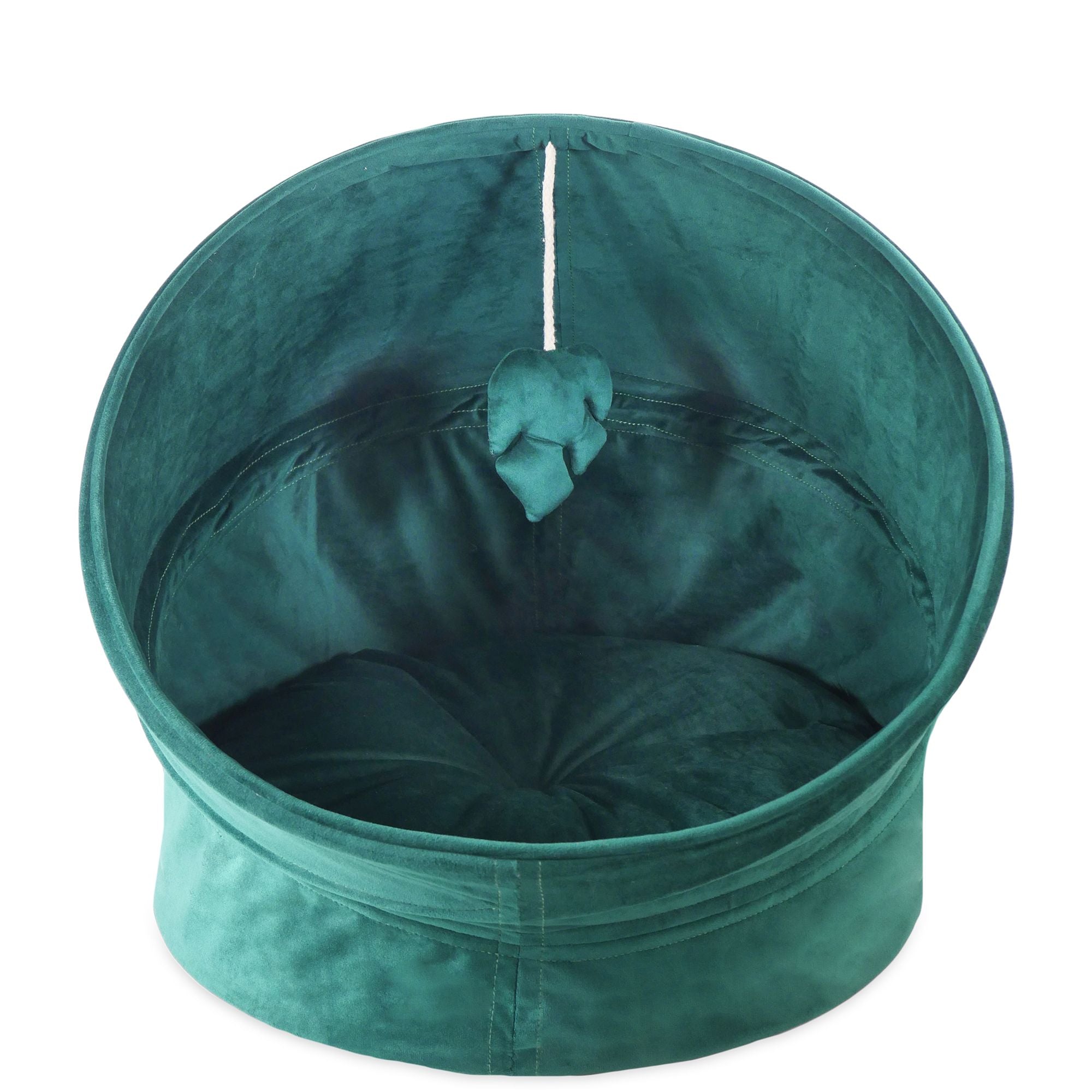 50% OFF Luxury Green Velvet Canopy Bed
