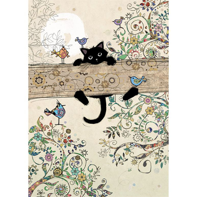 Branch Kitty Card by Bug Art / Jane Crowther
