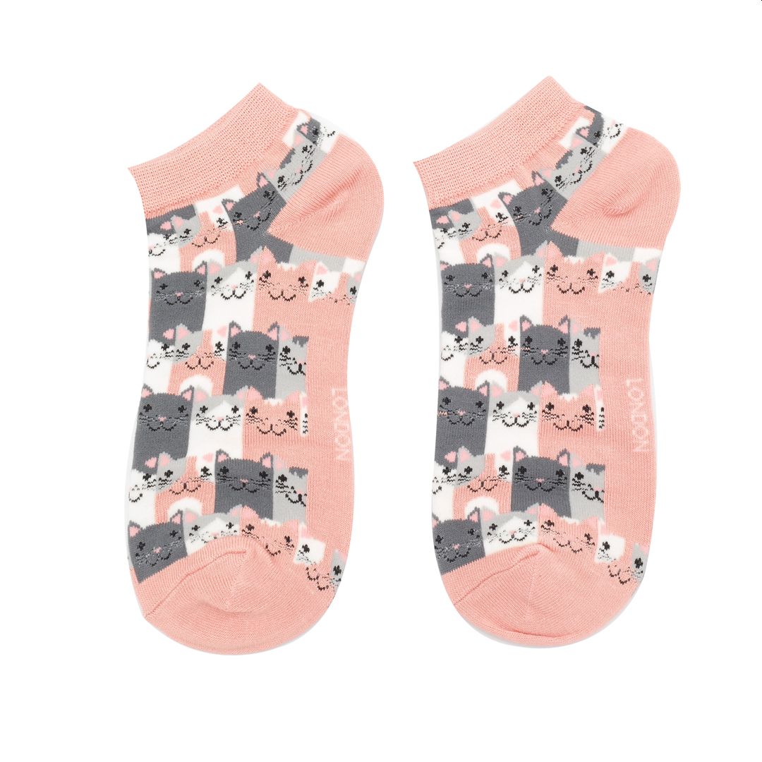 Happy Cats Socks Trainer Socks