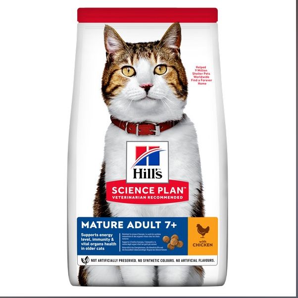 Hills Science Plan Cat Mature Adult 7+ Dry Chicken 1.5kg