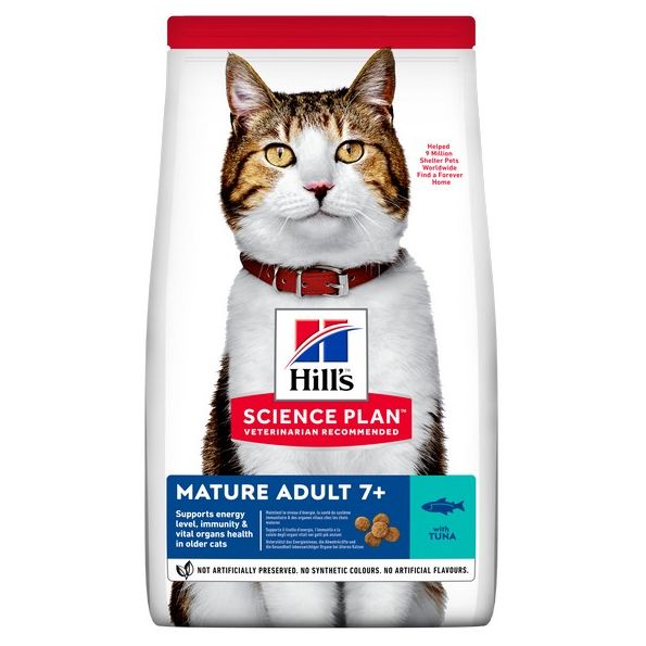 Hills Science Plan Cat Mature Adult 7+ Dry Tuna 1.5kg