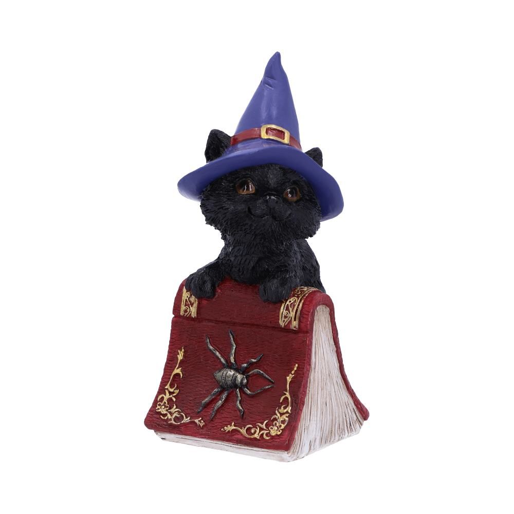 Hocus Cat Ornament wearing witches hat