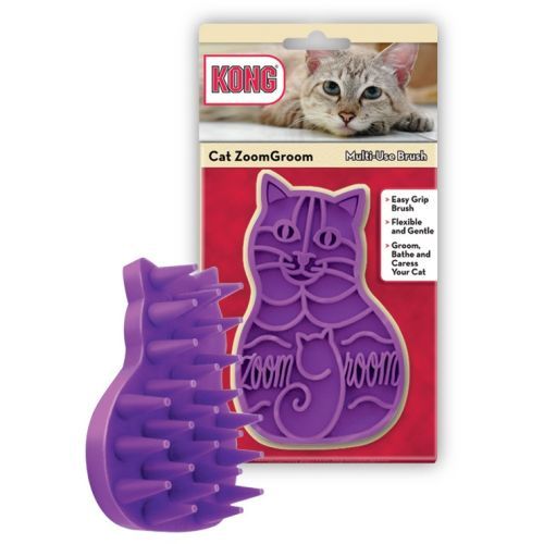 KONG Zoom Groom Cat Brush and Massager