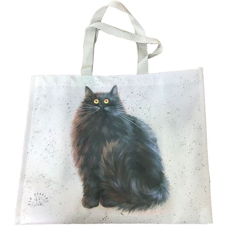 Kim Haskins Black Cat Shopper Bag