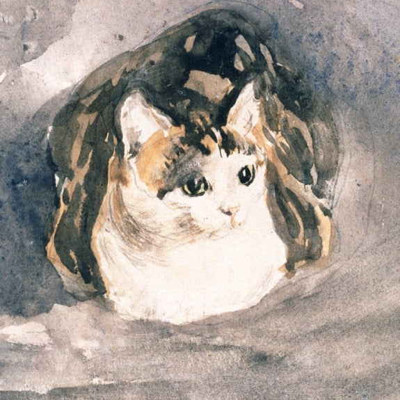 格温·约翰 (Gwen John) 的猫 (1876-1939)