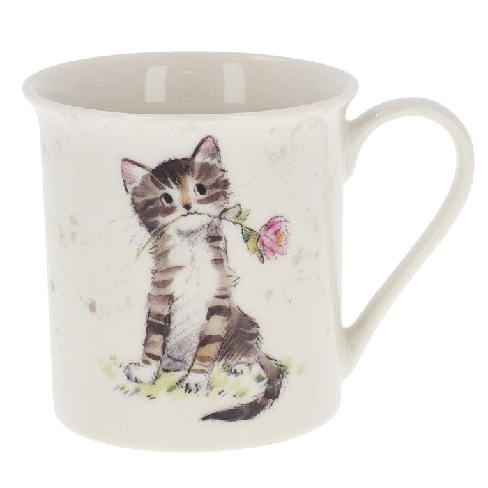 Tabby Rose Cat Mug