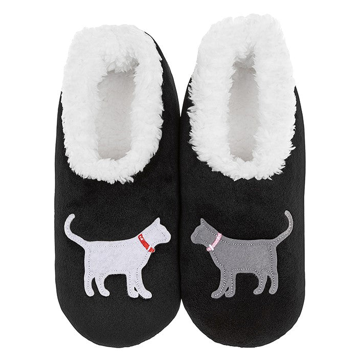 Two Cats Snoozies Slippers