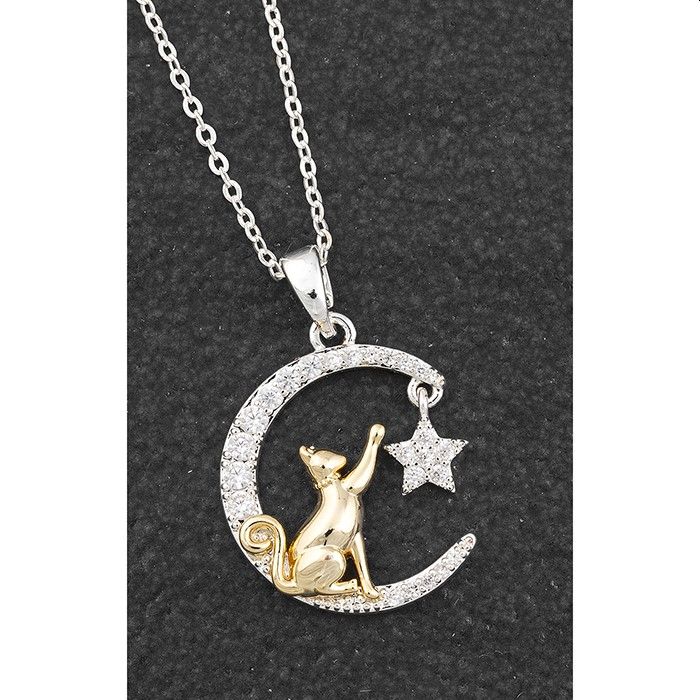 Wish Upon a Star Cat Necklace
