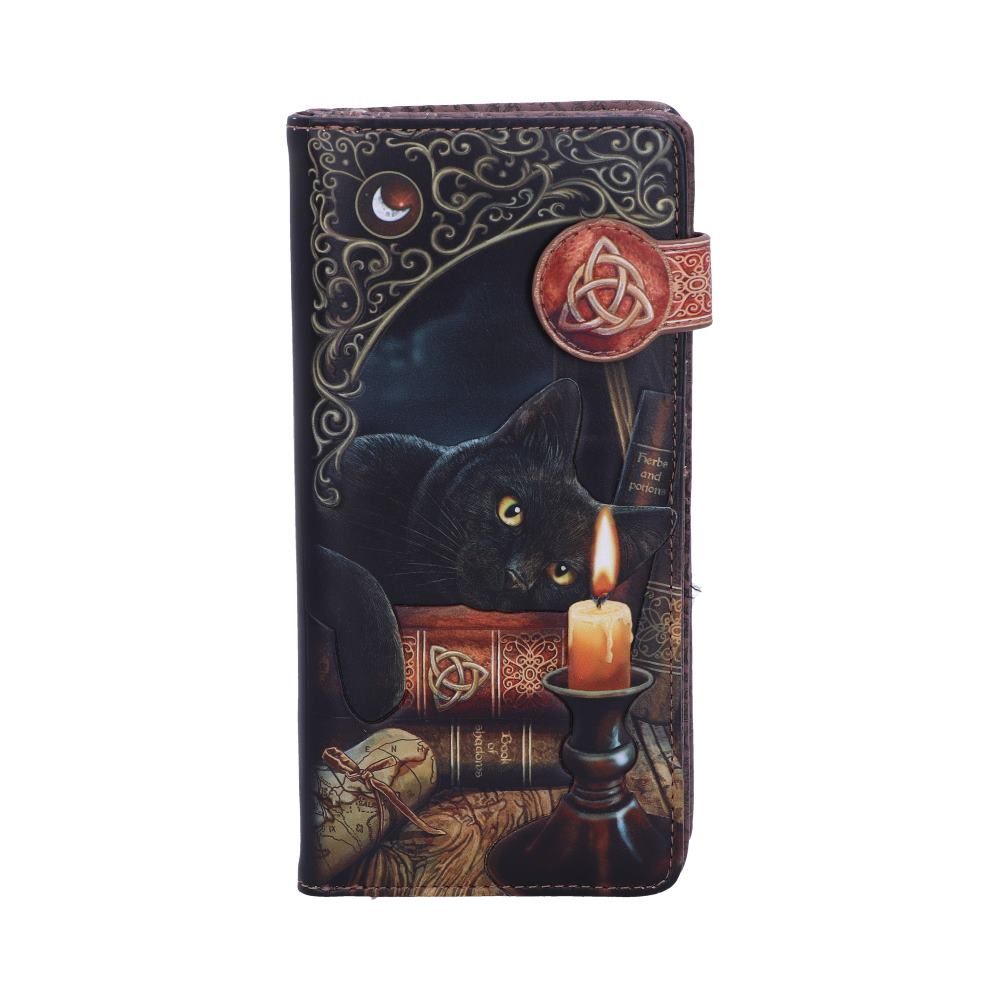 Witching Hour Black Cat Embossed Purse