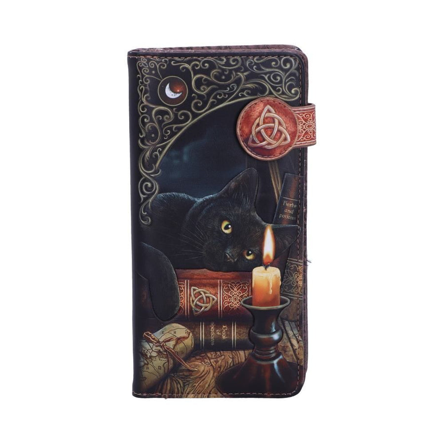 Witching Hour Black Cat Embossed Purse
