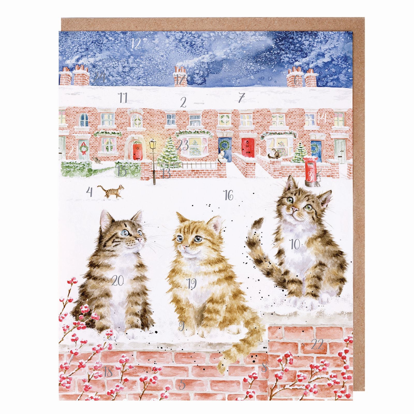 Feline Advent Card，Wrendale 设计