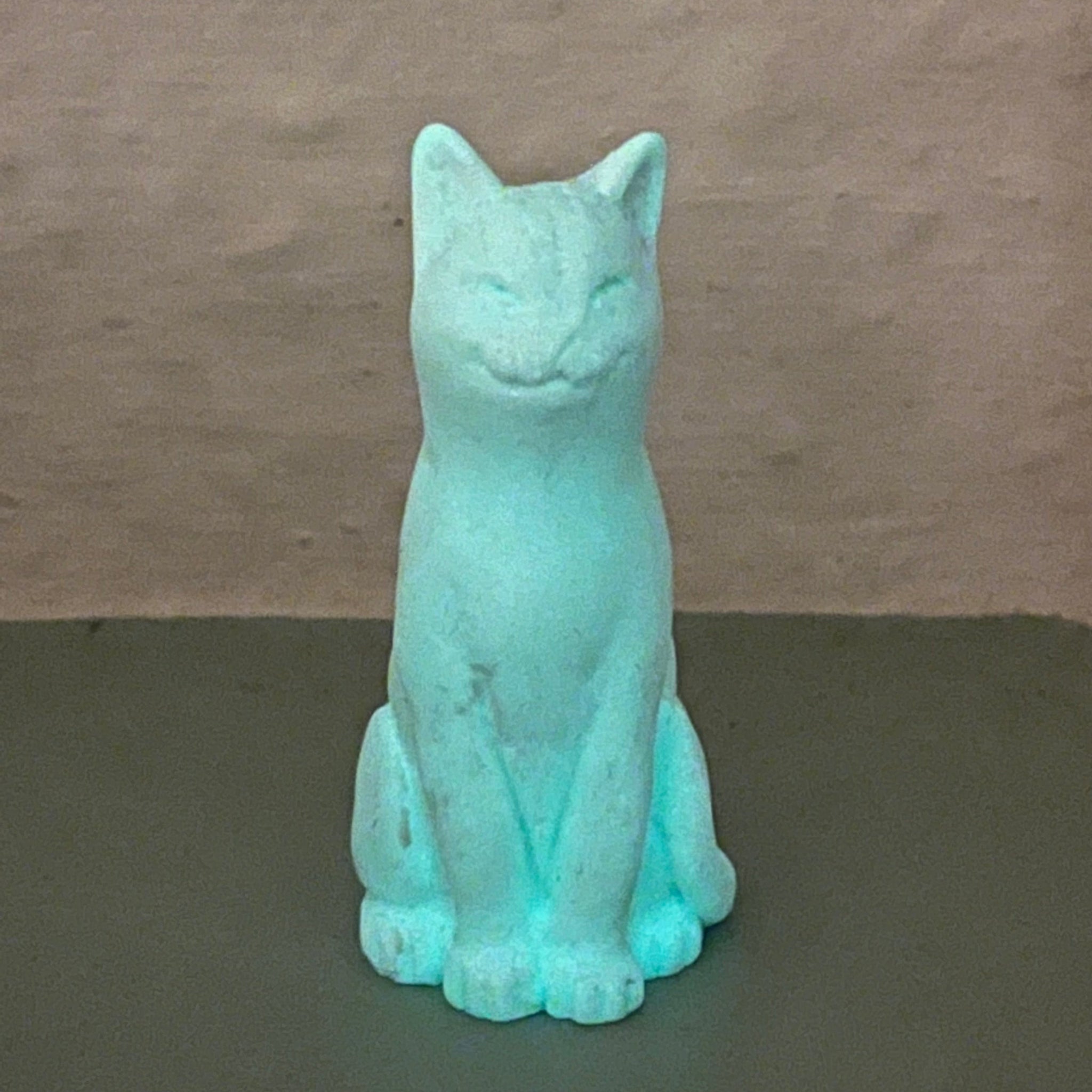 Glow in the Dark Green Original Lucky Kitten