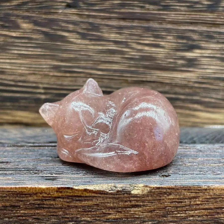 #7 草莓石沉睡宝石猫七月生日石