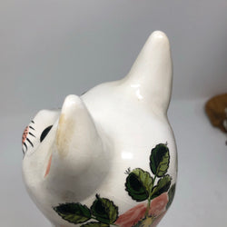 33% OFF Vintage Griselda Hill (Wemyss) Pottery Large Floral RH Cat