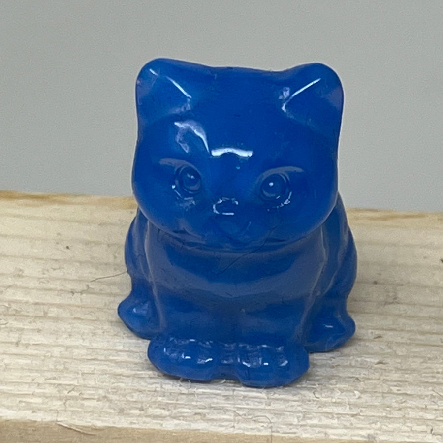 #10 蓝色欧泊宝石小猫十月生日石