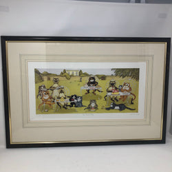 50% OFF Vintage The Garden Party Limited Edition Framed Print by Linda Jane Smith