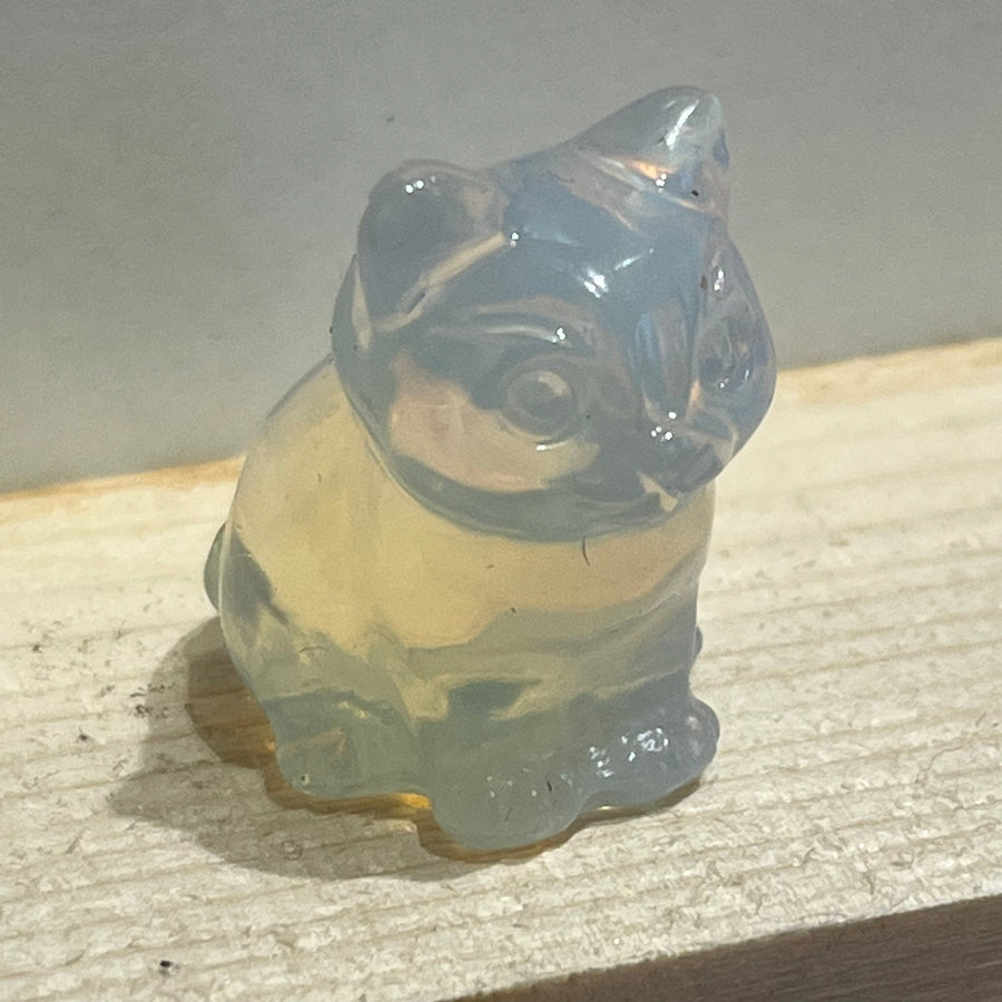 #6 蛋白石小猫六月生日石