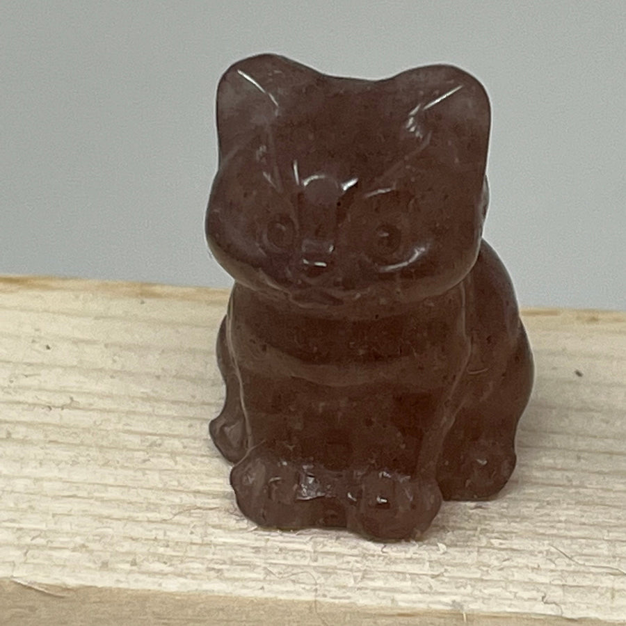 #7 草莓石宝石小猫七月生日石