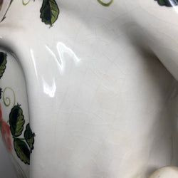 复古 Griselda Hill (Wemyss) Pottery Large Floral RH Cat