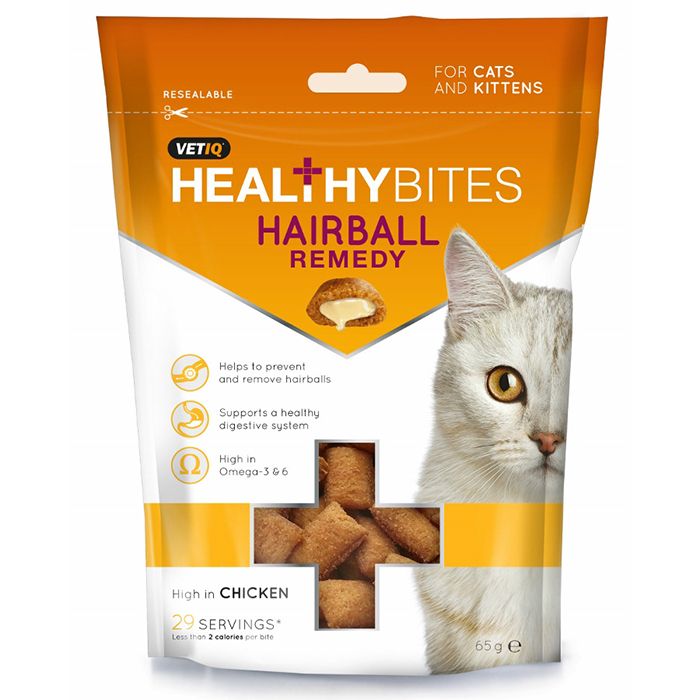 Vet IQ Healthy Bites Hairball Remedy Cat Treats
